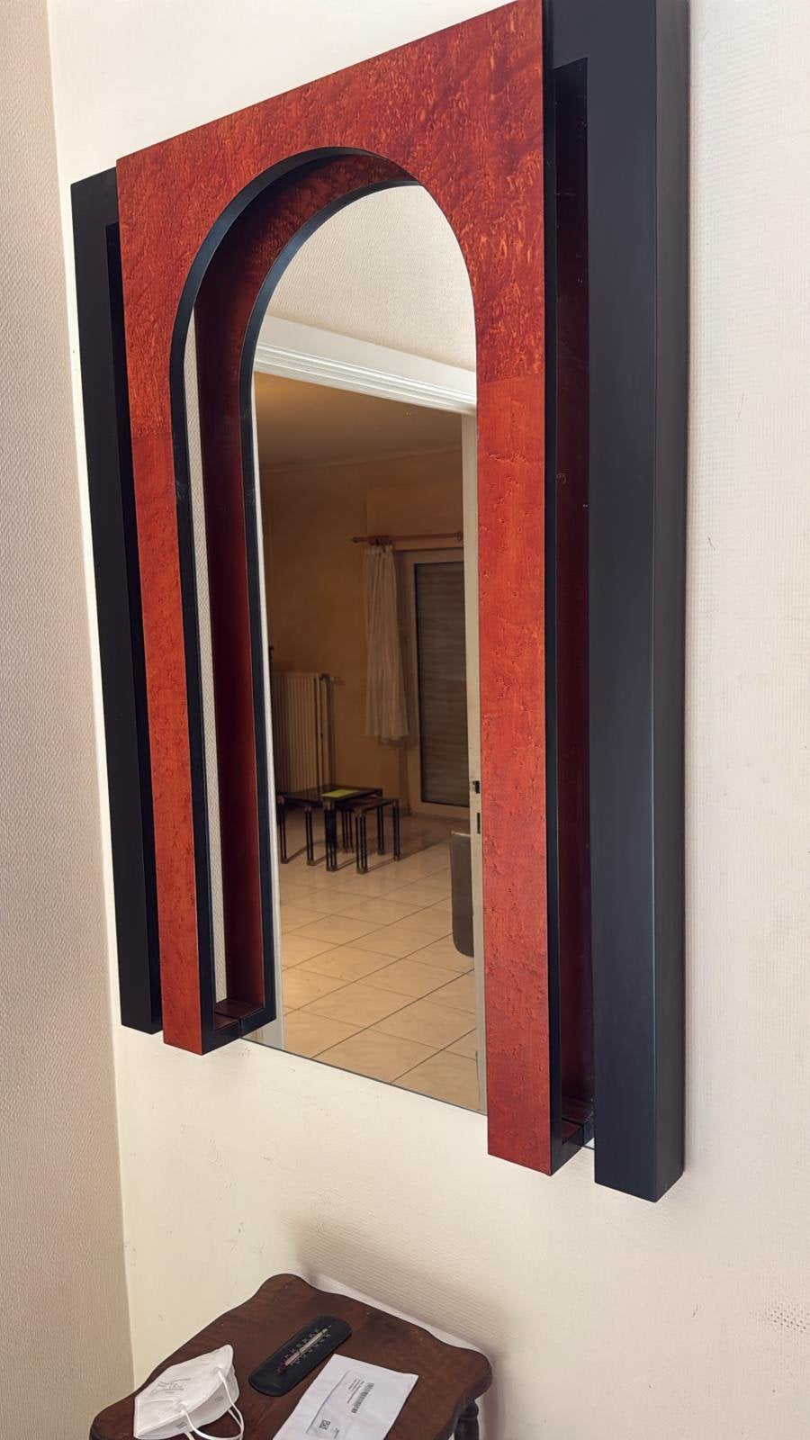 Mooie doiegel met bovenaan arcade, Antiquités & Art, Antiquités | Miroirs, Enlèvement