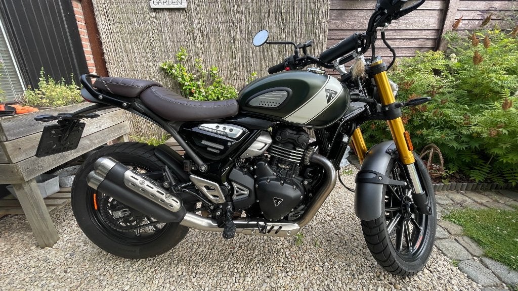 TRIUMPH SCRAMBLER 400X (PERF.STAAT) (MOTOR  VOOR DE BAAN) ), 400 cc, Gebruikt, Particulier, Overig