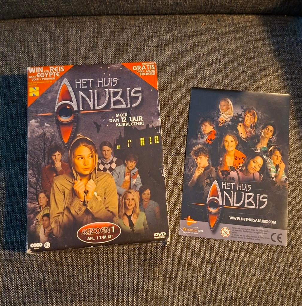 Het Huis Anubis seizoen 1 afl. 1 t/m 61 DVD-box - Studio 100, Ophalen of Verzenden, Boxset