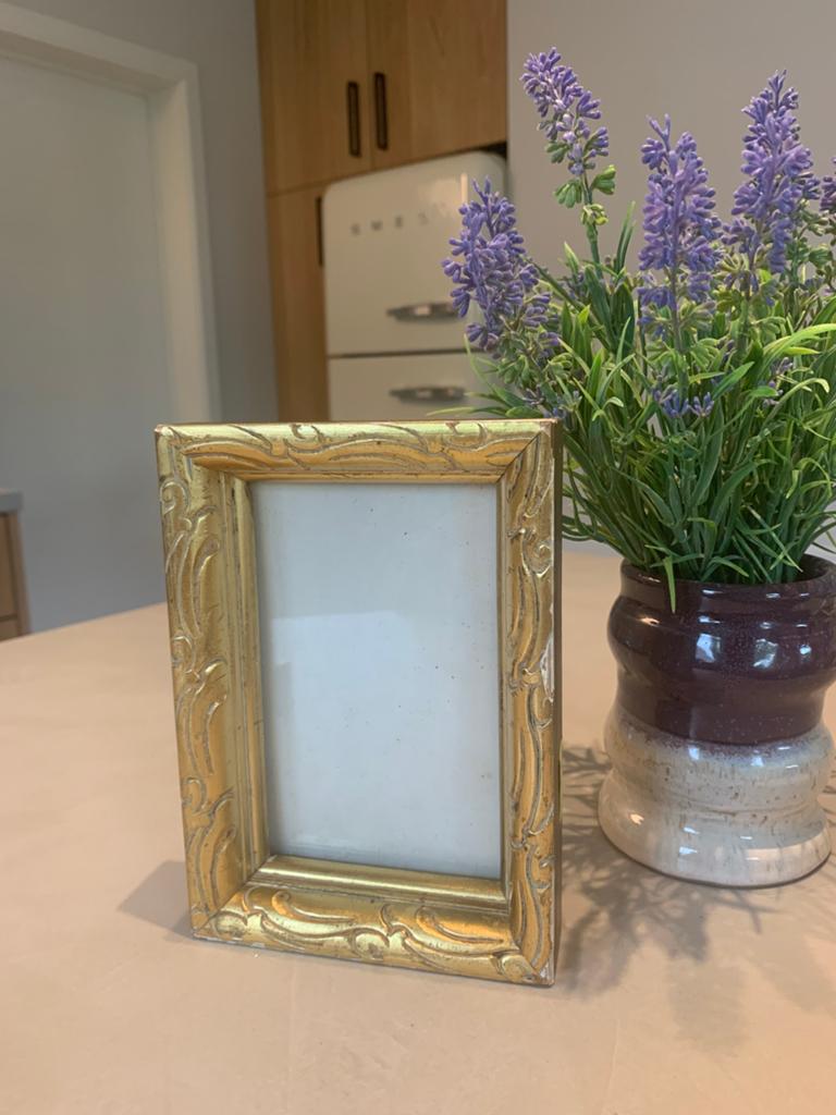 Antiek fotokader met gouden lijst - vintage fotolijst goud, Ophalen of Verzenden, Zo goed als nieuw