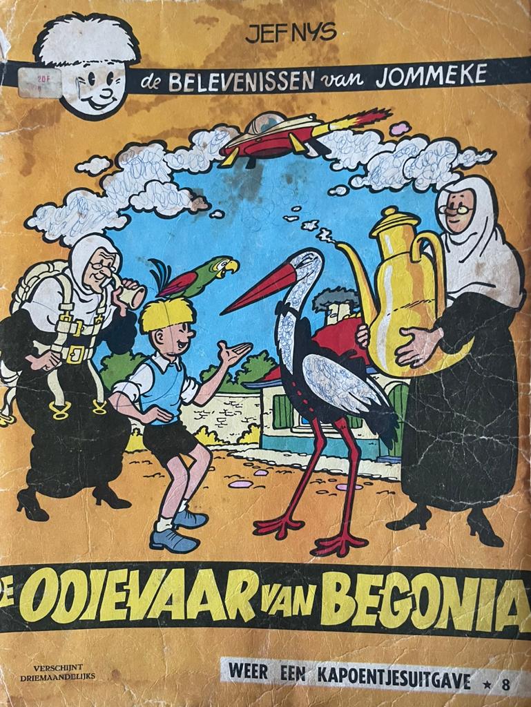 De ooievaar van Begonia, 8ste album Jommeke, Boeken, Stripverhalen, Ophalen, Gelezen