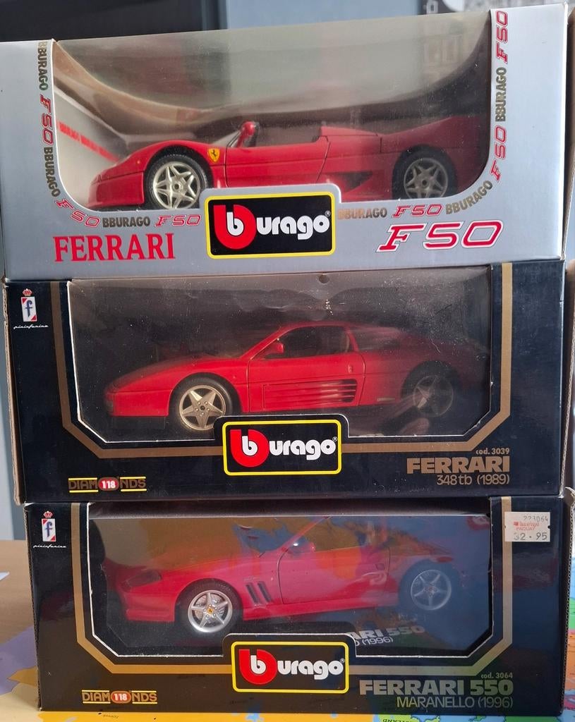 3x Ferrari F50 // 348tb //550 Maranello, Ophalen of Verzenden