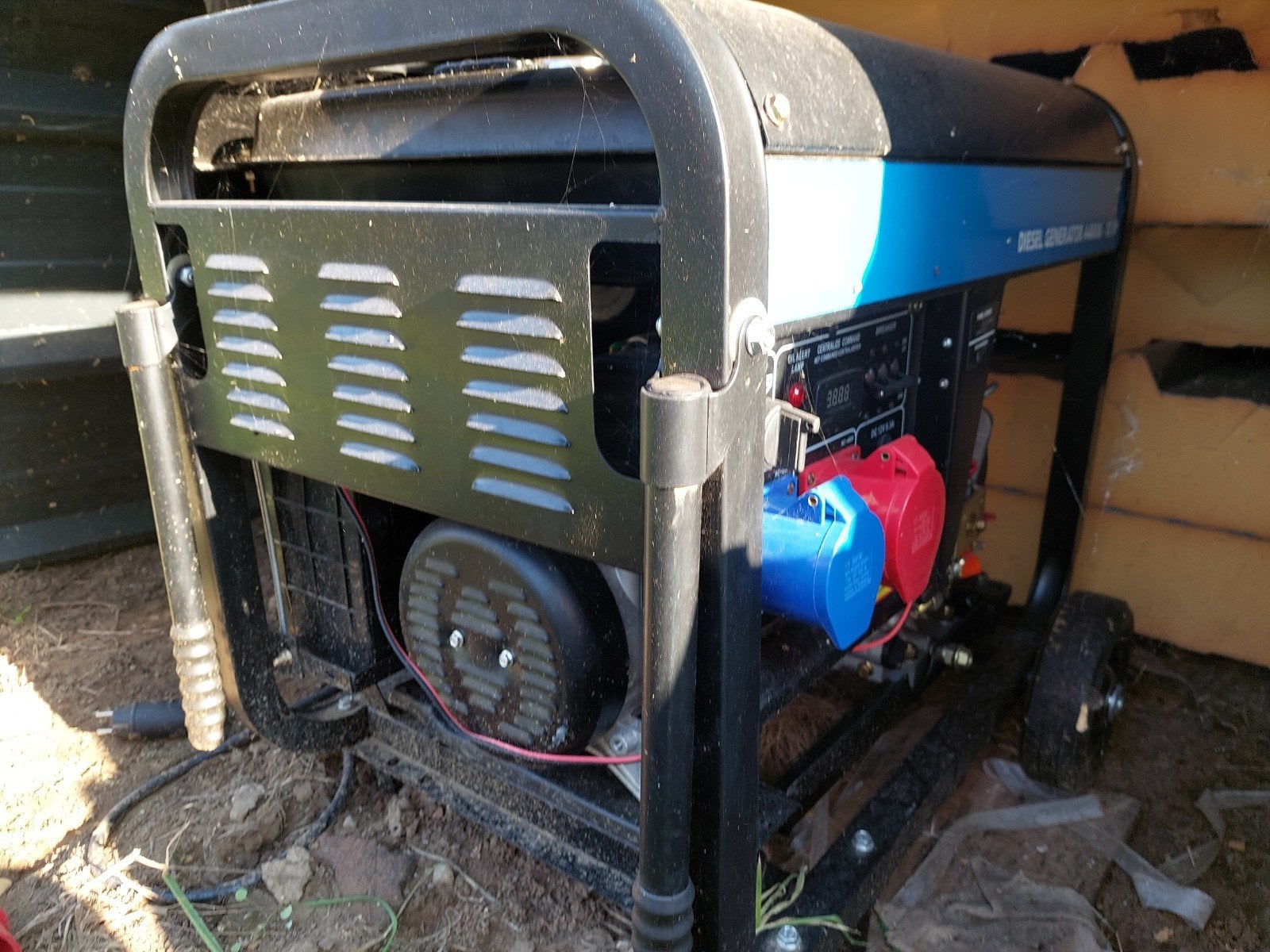 Stroomgroep Generator Diesel 3000W 400V/230V, Ophalen, 11 kW of minder