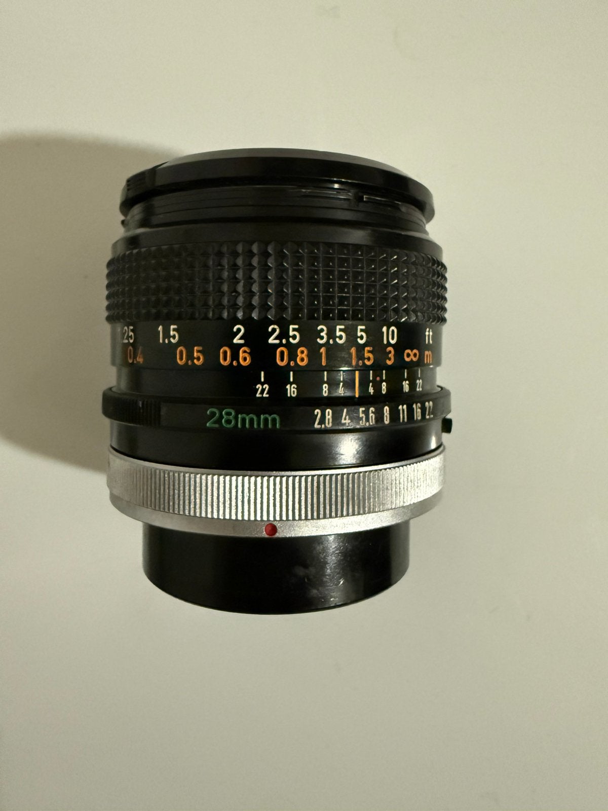 Lenz canon fd 28 2.8 sc, TV, Hi-fi & Vidéo, Enlèvement, Comme neuf, Canon, Canon FD