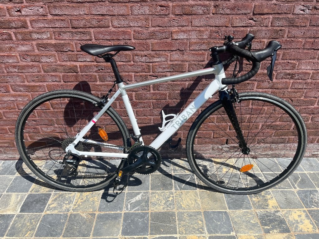 Koersfiets dames, 28 inch, Velgrem, 47 tot 50 cm, Zo goed als nieuw