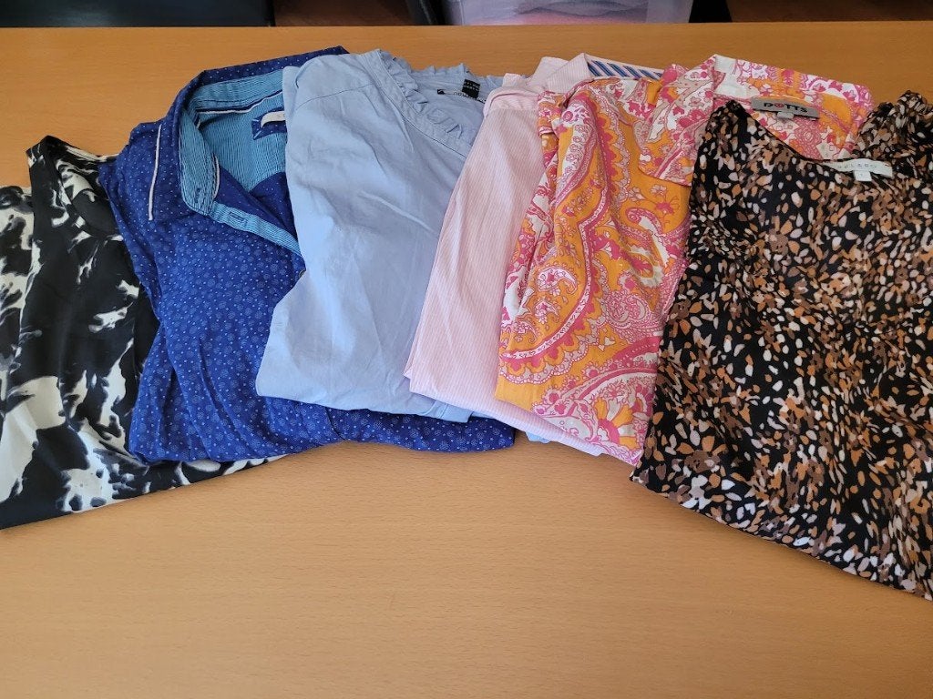 lot blouses  large, Kleding | Dames, Ophalen of Verzenden, Zo goed als nieuw, Maat 42/44 (L), Blauw