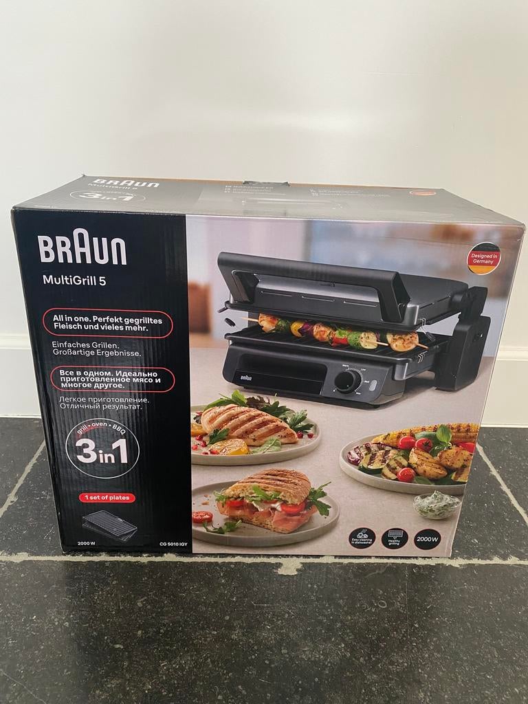 Braun Multigrill 5, Elektronische apparatuur, Ophalen of Verzenden, Nieuw