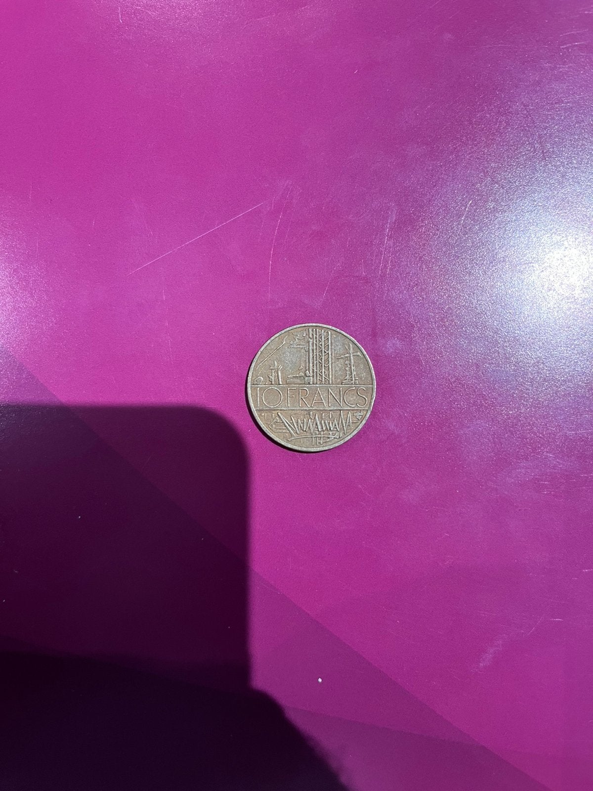 Frankrijk 10 Francs 1980 AU-55, Postzegels en Munten, Munten en Bankbiljetten | Verzamelingen, Ophalen of Verzenden, Munten en Bankbiljetten