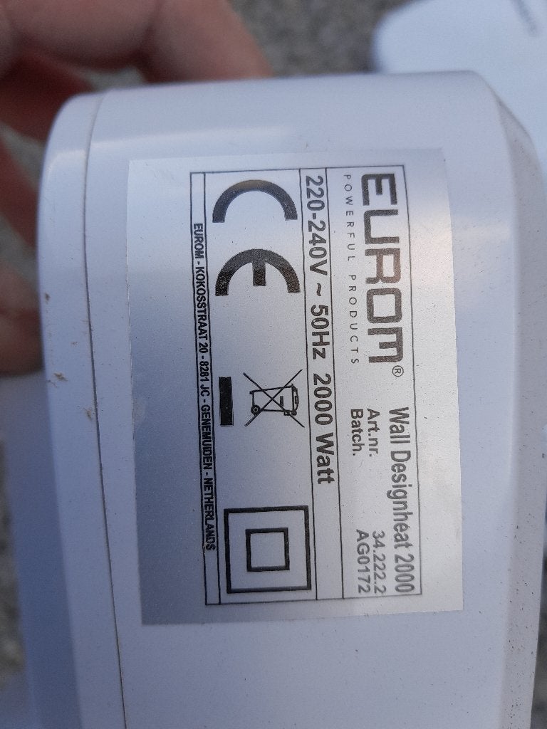 Elektrische verwarming, Ophalen, Zo goed als nieuw