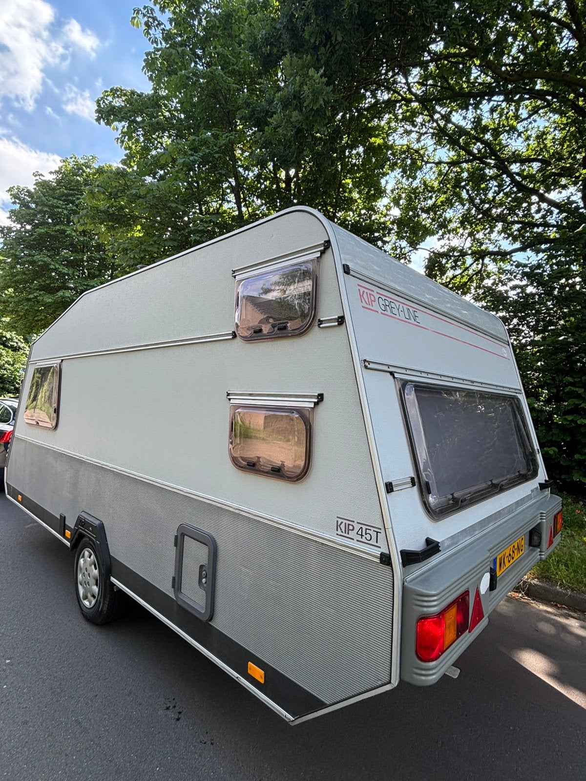 Leuke Kip Greyline met Kinderkamer Stapelbed! en voortent, Ringverwarming, Rondzit, Hobby, Overige typen