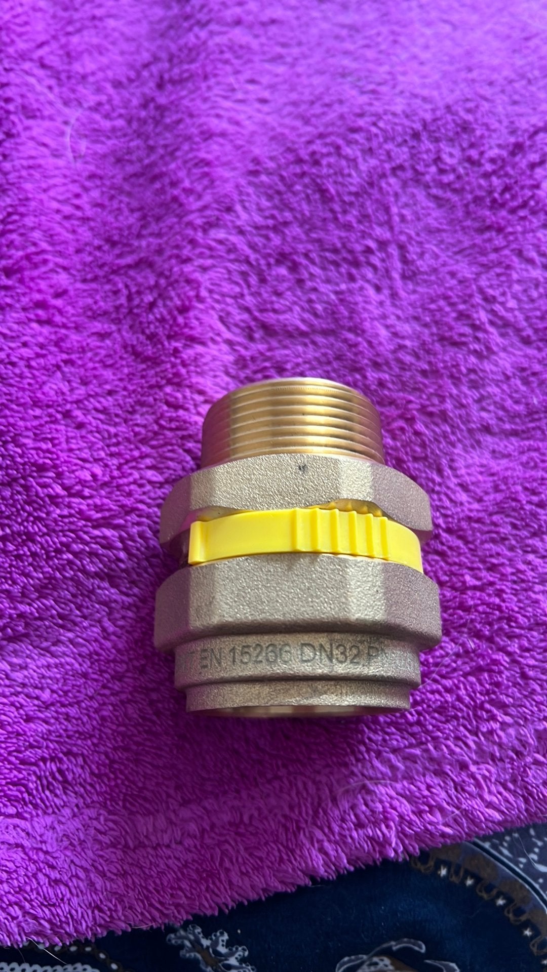 Raccord laiton innoxidable (plt) dn32, Enlèvement, Neuf
