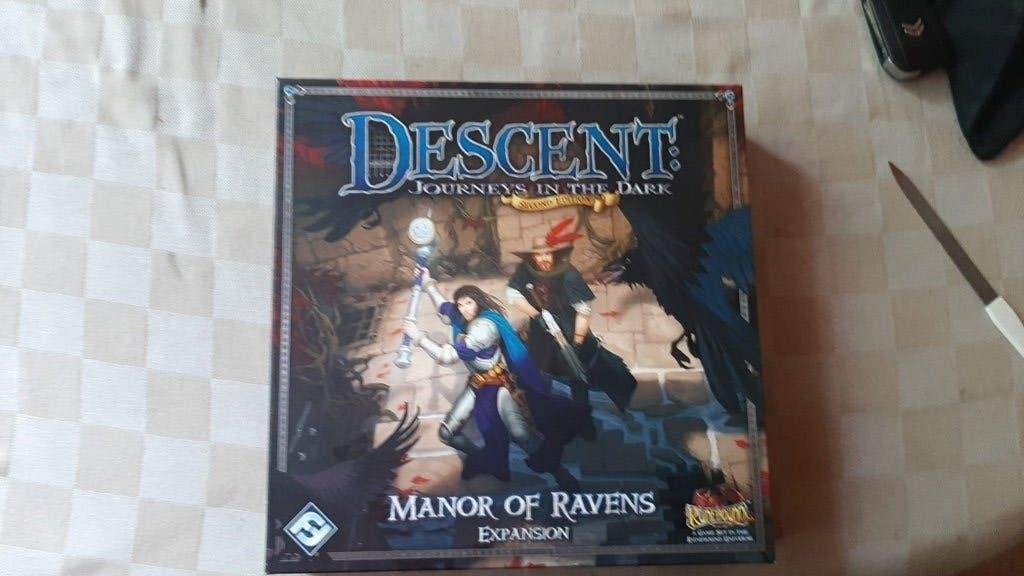 bordspel fantasy flight games Descent Journeys Manor Ravens, Hobby en Vrije tijd, Vijf spelers of meer, Ophalen of Verzenden, Nieuw