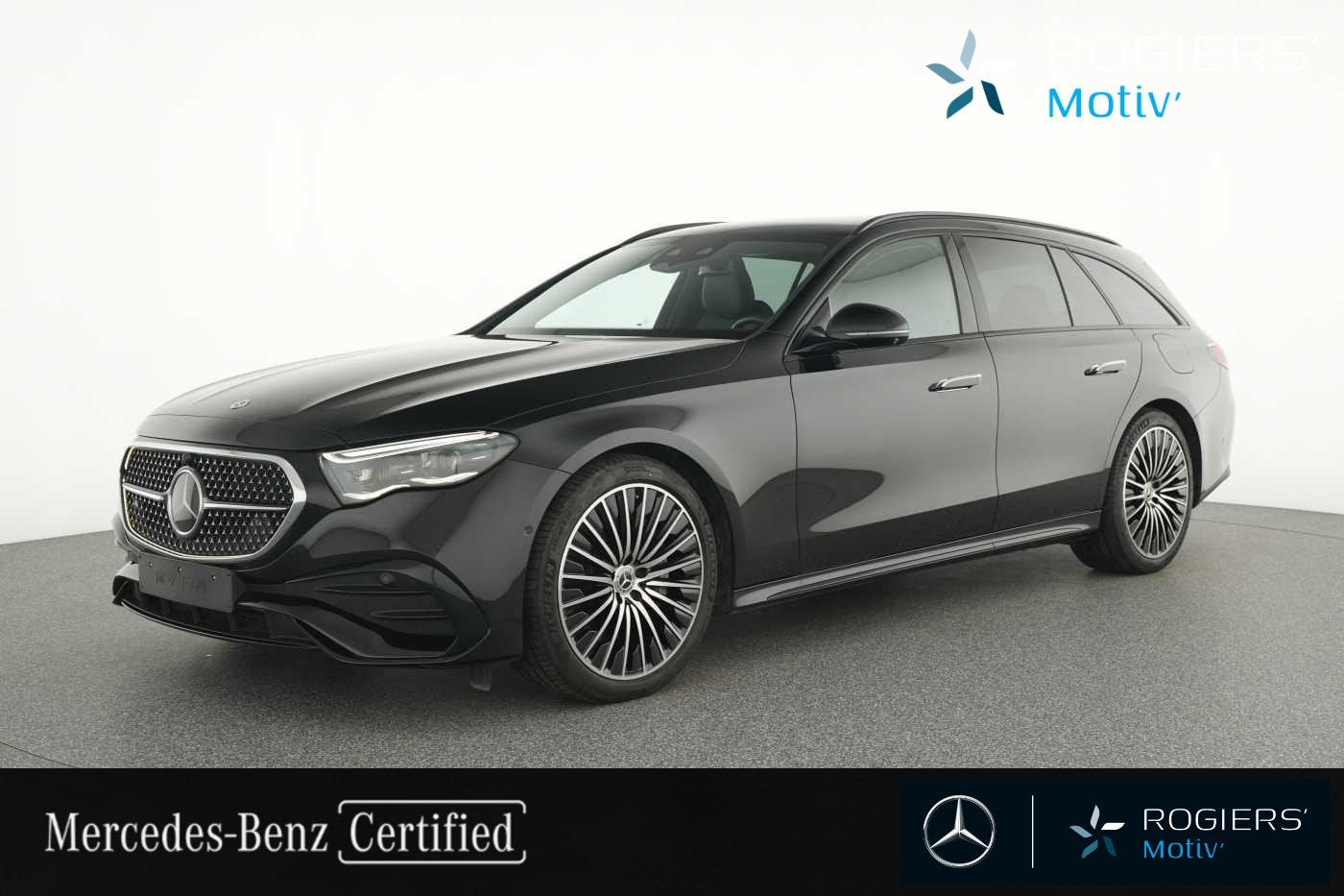 Mercedes-Benz E 300 e Break AMG Line Launch Edition, Auto's, Automaat, Dealer onderhouden, 4 cilinders, Zwart