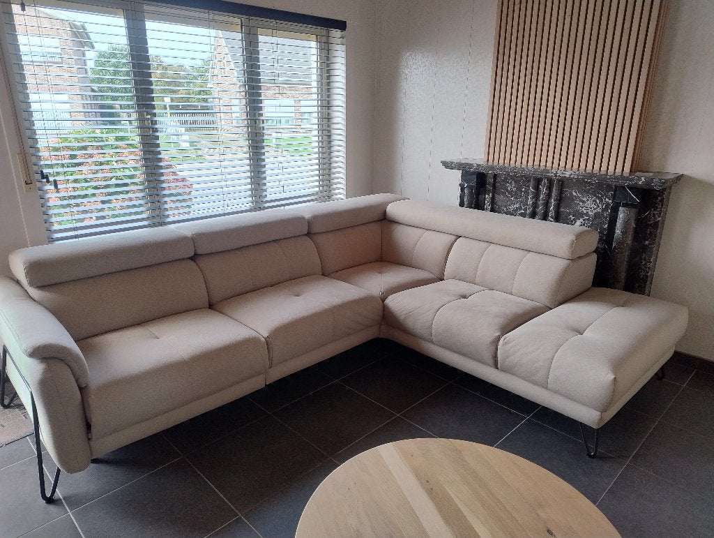 Zetel, Ophalen, Hoekbank, Zo goed als nieuw, 150 cm of meer
