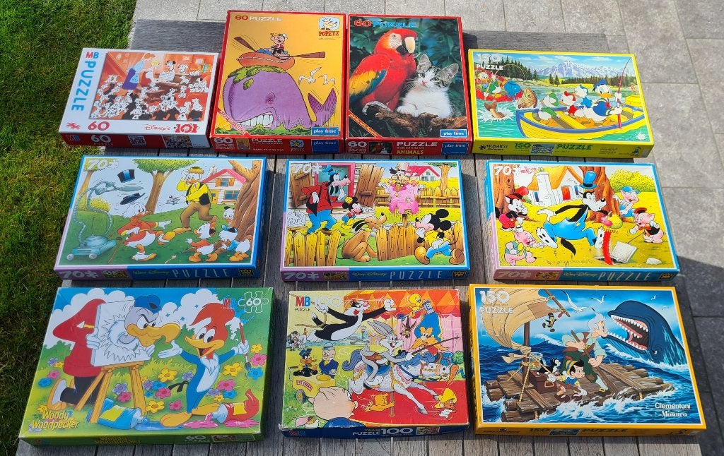 14 puzzels, Ophalen