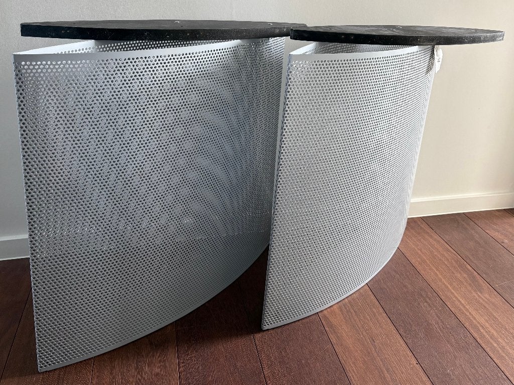 Support de bureau design, Métal, 68 cm, Comme neuf, Enlèvement