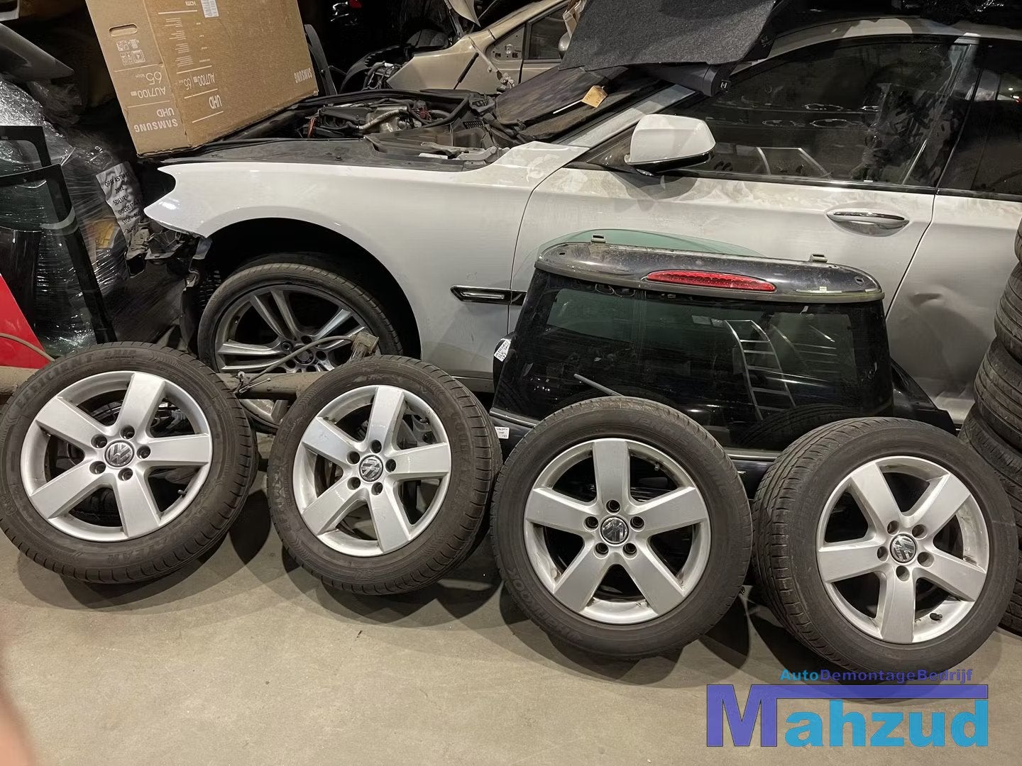 VW GOLF 6 Velgen met banden 16 inch 205 55 16 inch 5x112, Auto-onderdelen, Gebruikt, Volkswagen, Volkswagen AG, Vw@volkswagen.de