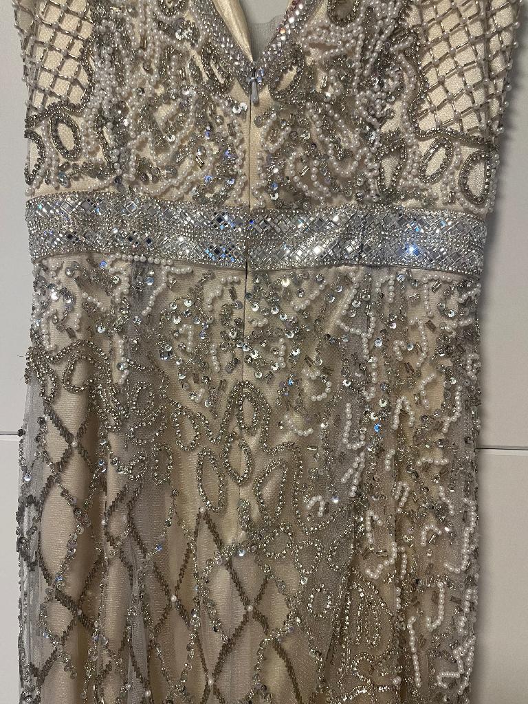 Trouwkleed met bling bling, Ophalen of Verzenden, Zo goed als nieuw, Overige kleuren, Trouwjurk