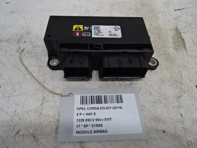 COMPUTER AIRBAG Opel Corsa E (01-2014/-) (13584587), Auto-onderdelen, Gebruikt, Opel