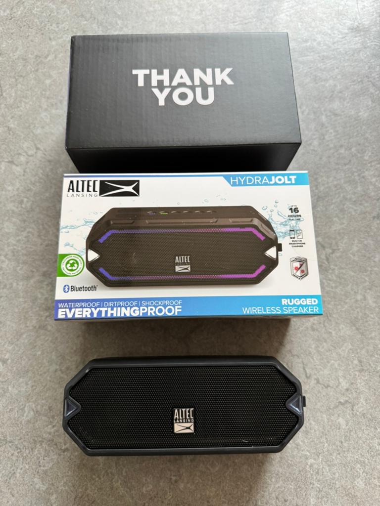 Nieuwe Altec Lansing Bluetooth luidspreker, Ophalen of Verzenden, Zo goed als nieuw