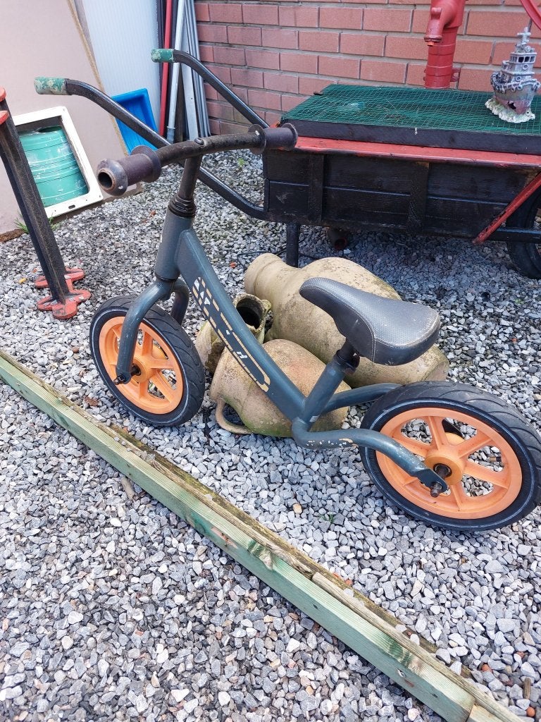 loopfiets met nieuwe binnen banden in, Enlèvement, Comme neuf, Moins de 16 pouces