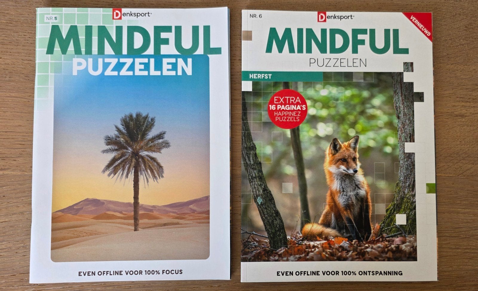 NIEUW twee x magazine mindful puzzelen Denksport, Ophalen of Verzenden, Nieuw, Overige typen