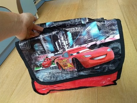 sac de vélo pour enfant CARS, Vélos & Vélomoteurs, Enlèvement, Comme neuf