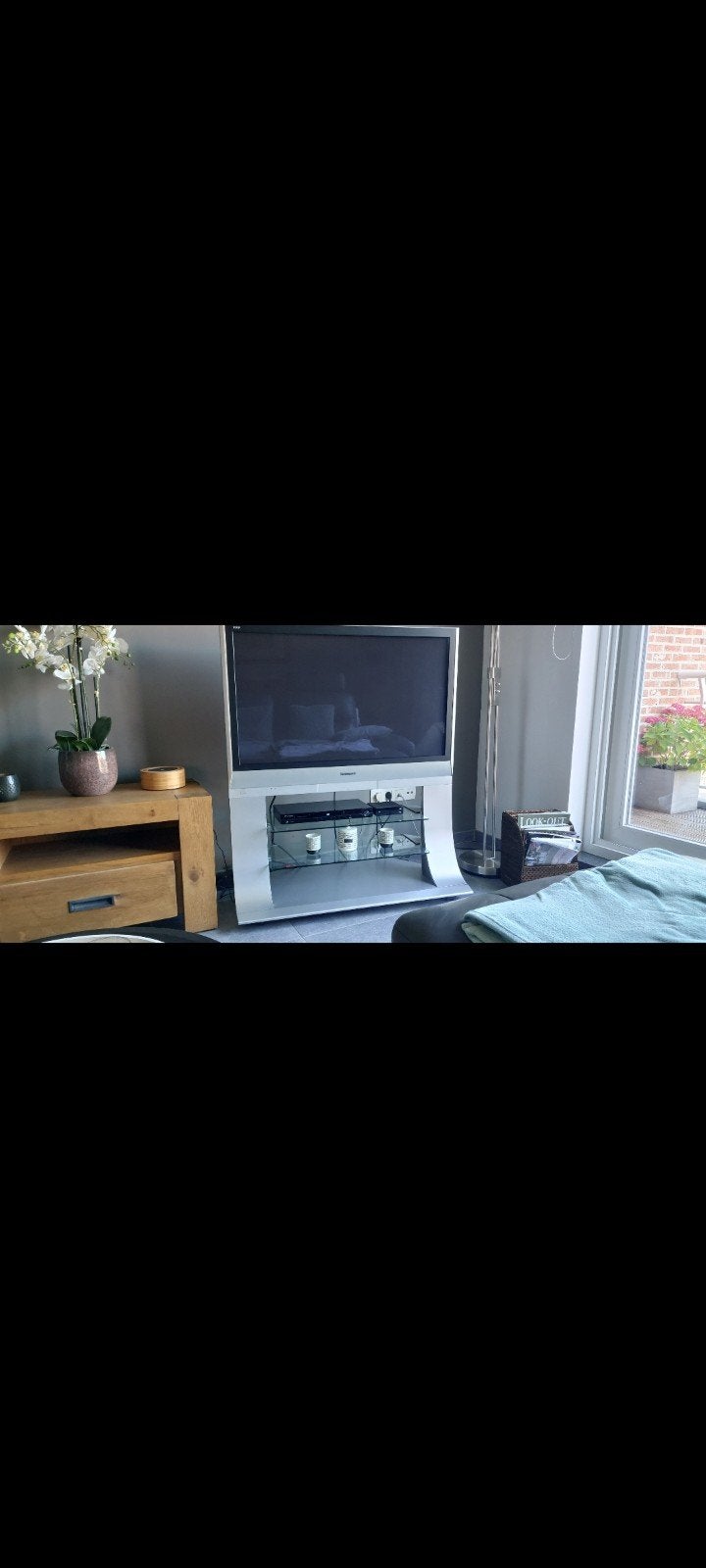tv Panasonic met volledig meubel, Ophalen, Panasonic