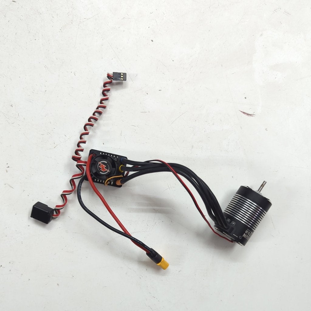 Hobbywing MAX 10 + 4000kVG2 motor (Traxxas Tamiya HPI Kyosho, Elektro, Gebruikt, Ophalen of Verzenden, Schaal 1:10