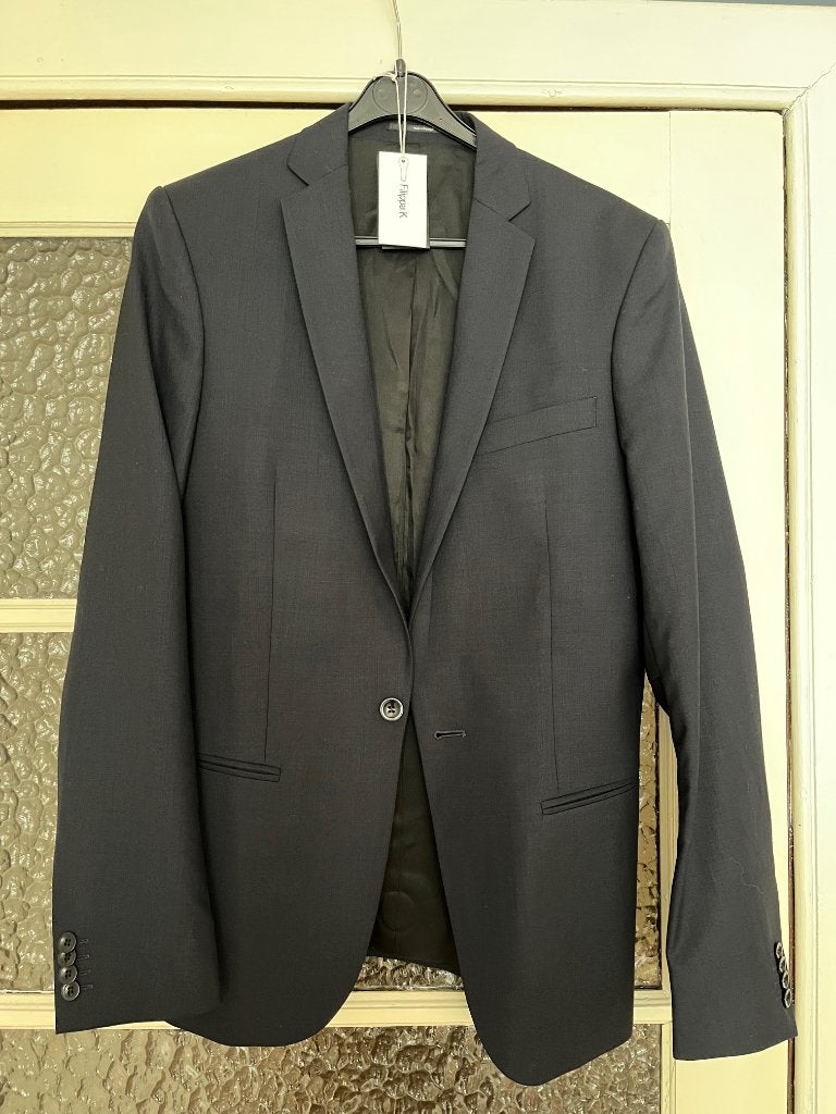 Filippa K. / Christian Cool Wool jacket, Kleding | Heren, Kostuums en vesten, Ophalen, Nieuw, Maat 46 (S) of kleiner, Blauw