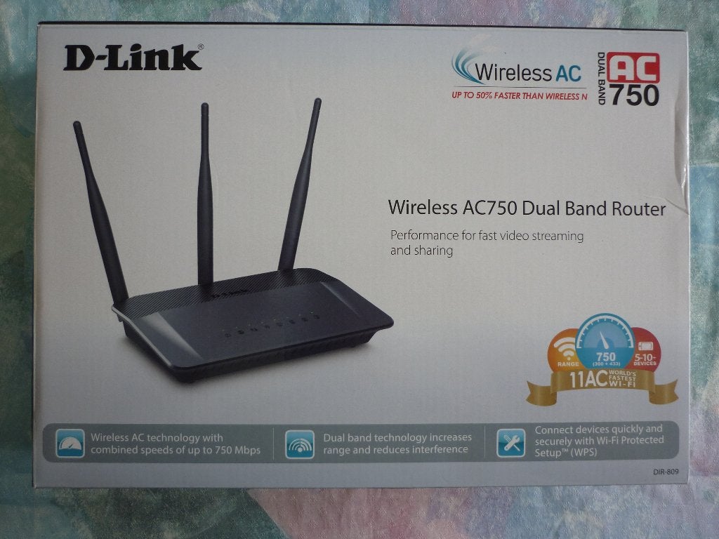 D-Link draadloze AC750 dual-band router, Ophalen, Zo goed als nieuw, Router, D-link
