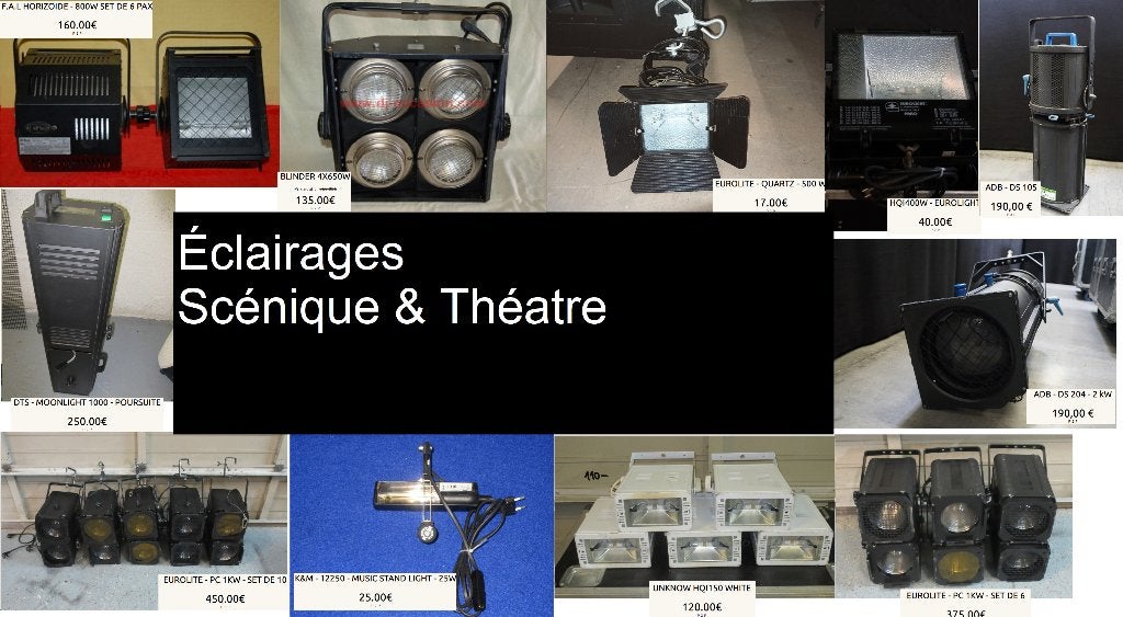 Eclairage théatrale et scénique, Enlèvement, Comme neuf, Autres types