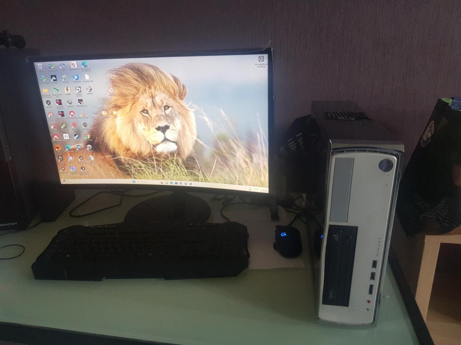 PC + ÉCRAN curved 27", Ophalen
