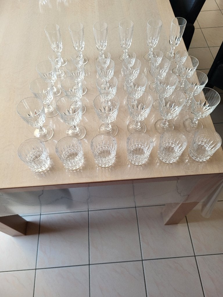 Crystal d'Arques glazen, Antiek en Kunst, Ophalen