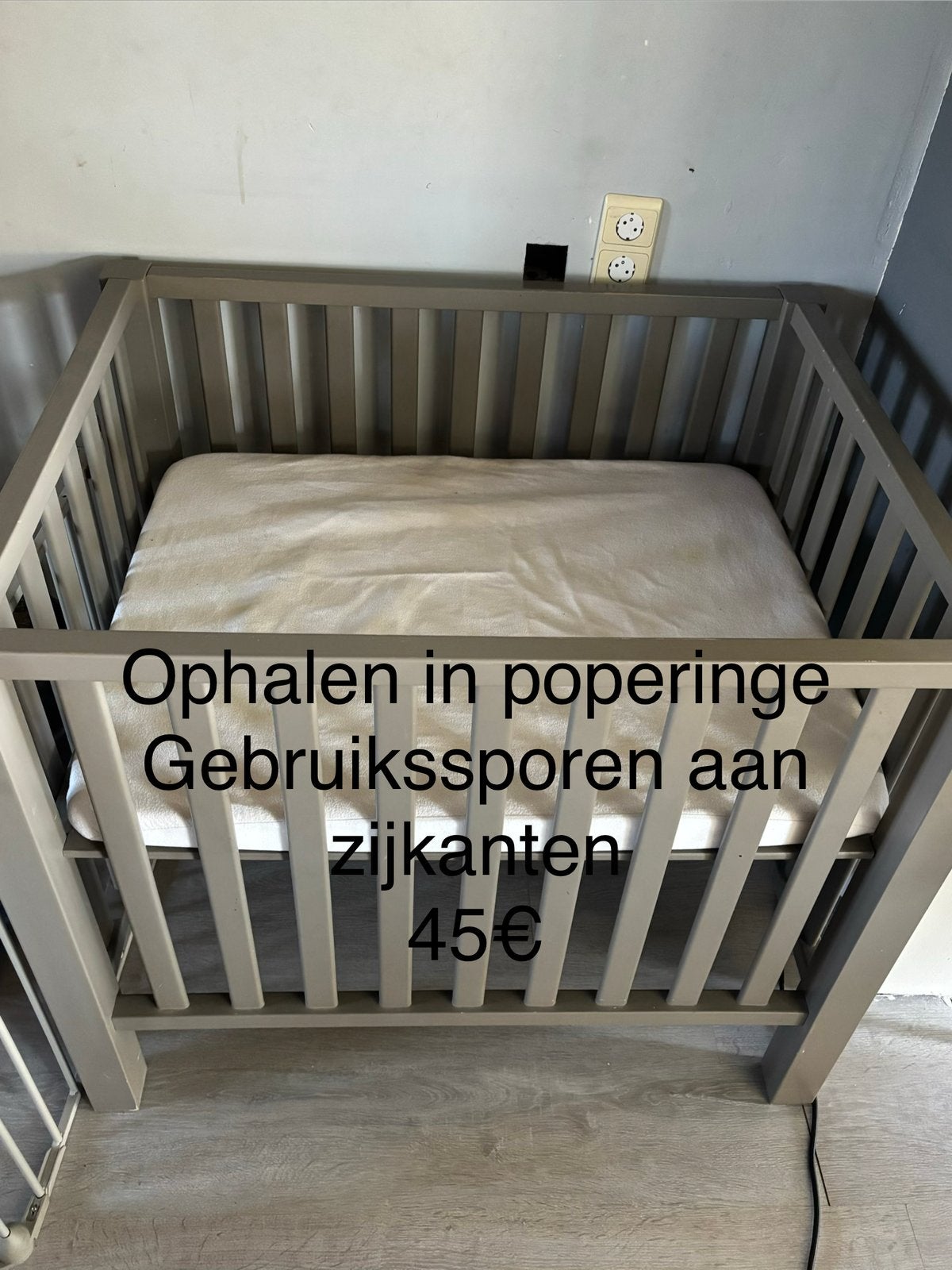 Park, Kinderen en Baby's, Babyparken, Ophalen, Gebruikt, Vierkant, In hoogte verstelbaar