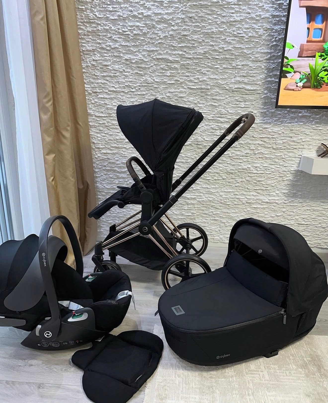 Poussette Cybex priam luxe 4, Kinderen en Baby's, Ophalen, Zo goed als nieuw, Kinderwagen