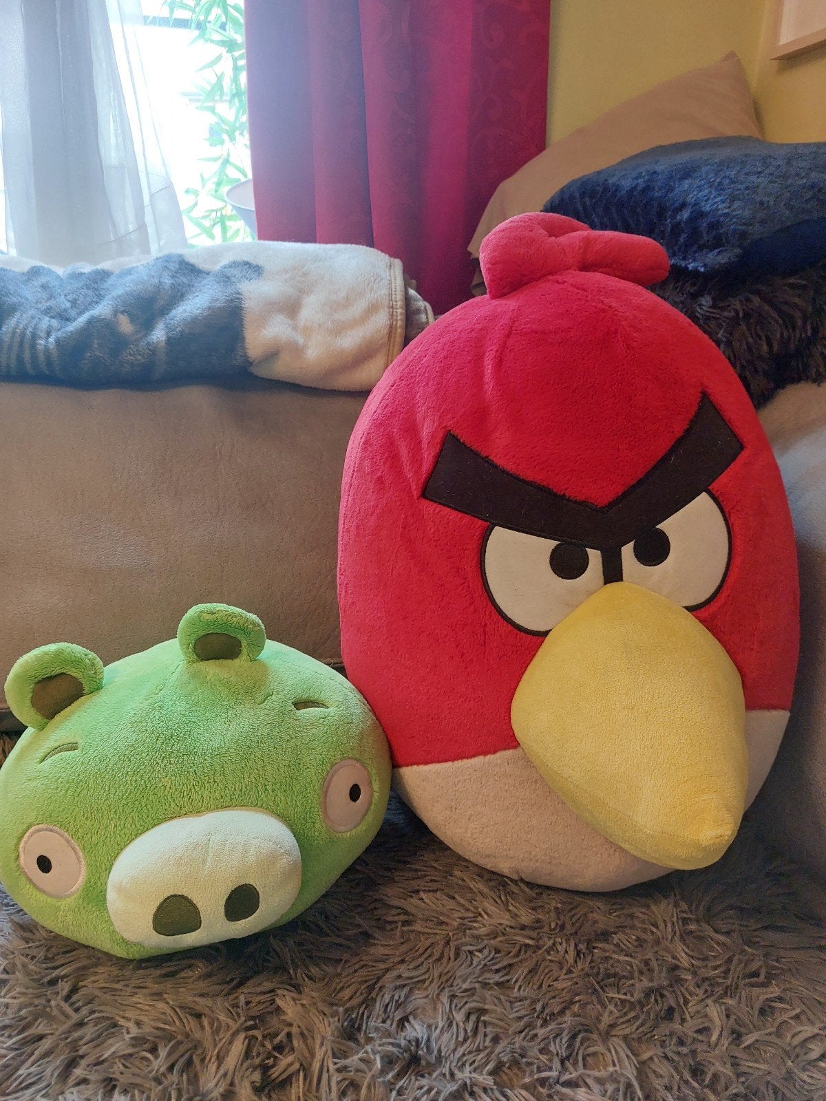 Originele angry Bird knuffels, Enlèvement