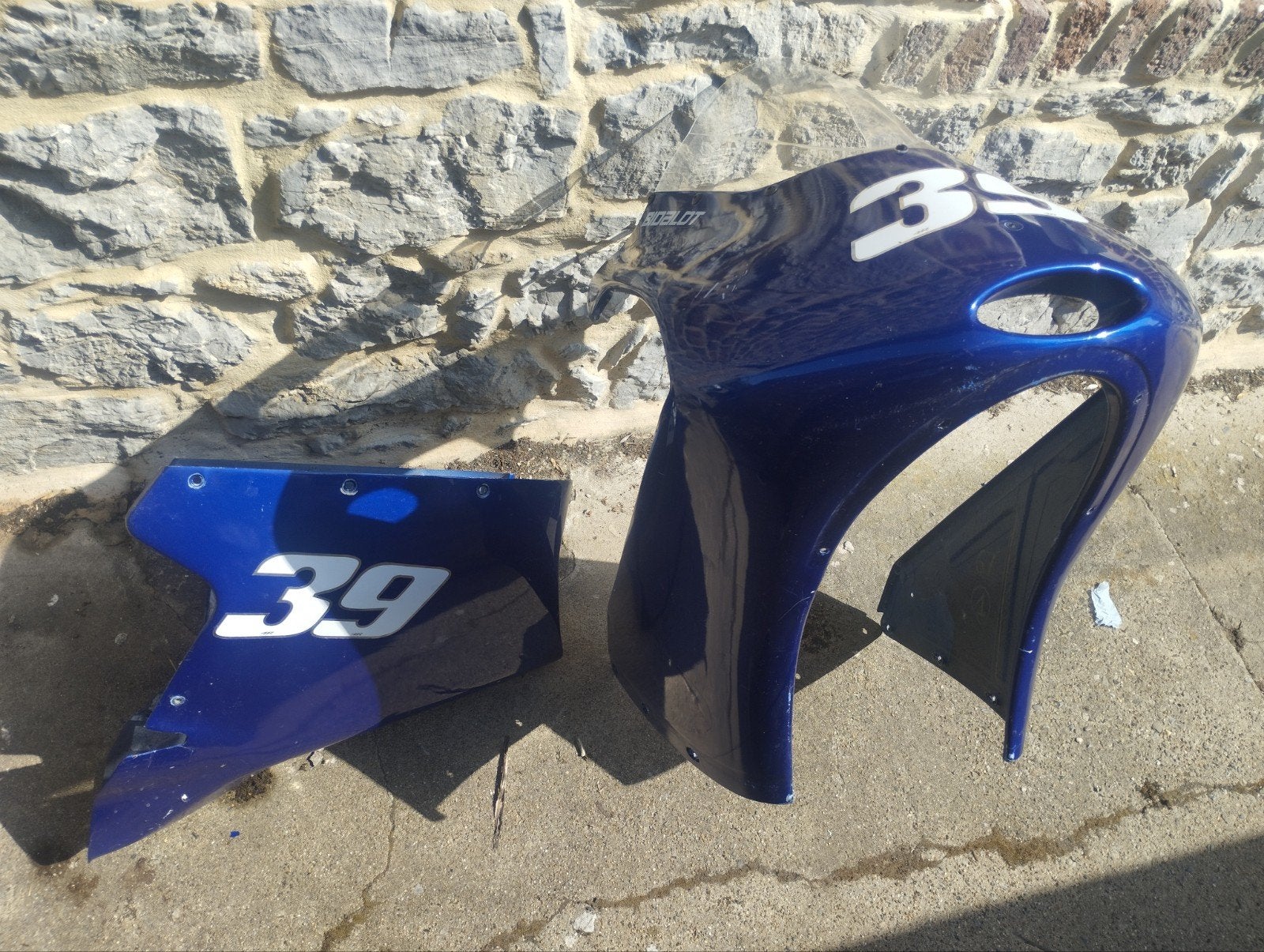 KTM moto3 Carbon/Kevlar kuipwerk, Motoren, Gebruikt