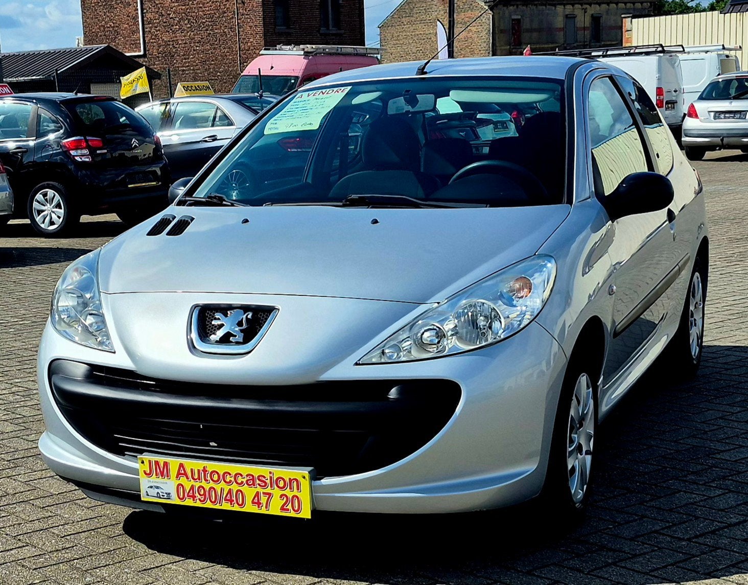 Peugeot 206 plus 1.1 essence ️, Auto's, Voorwielaandrijving, Stof, Zwart, 4 cilinders
