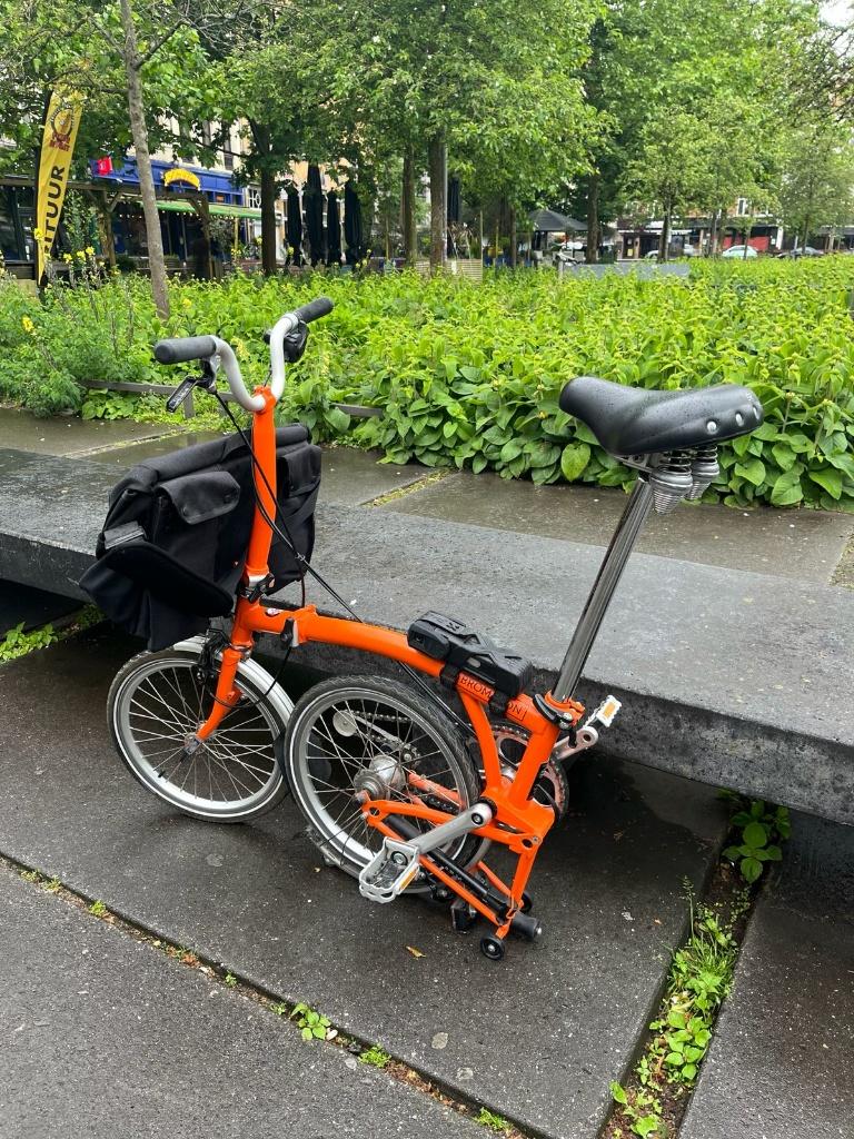 Brompton M3L Folding Bike, Fietsen en Brommers, Ophalen, Zo goed als nieuw, Totaal opvouwbaar, Brompton