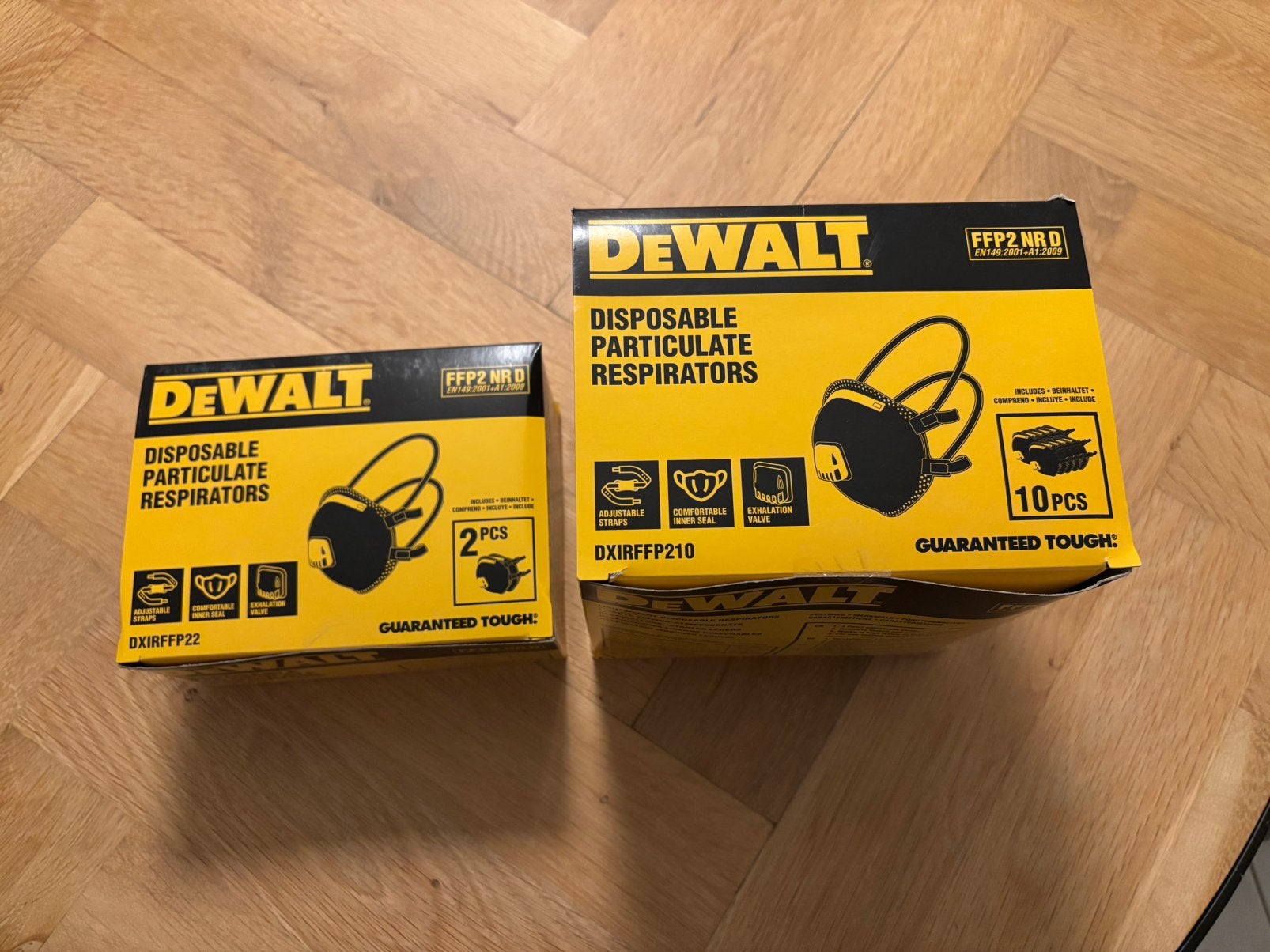 Dewalt FFP2 stofmaskers, Doe-het-zelf en Bouw, Ophalen, Nieuw, Stofmaskers
