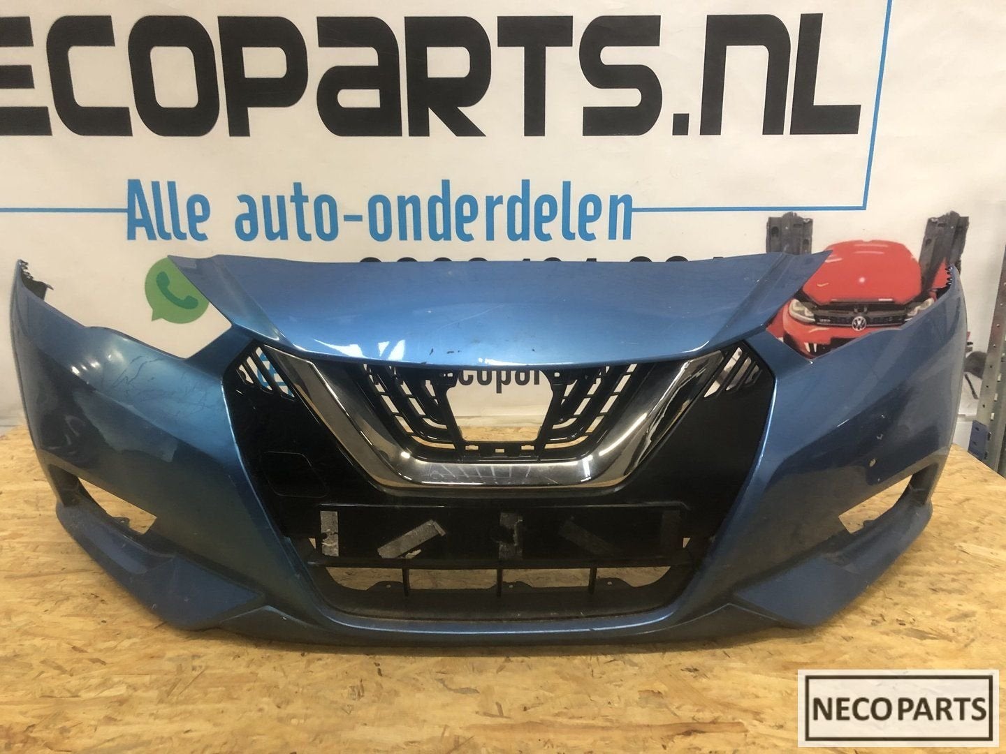 NISSAN MICRA K14 VOORBUMPER 2016-2019 ORIGINEEL, -, -, Avant, -