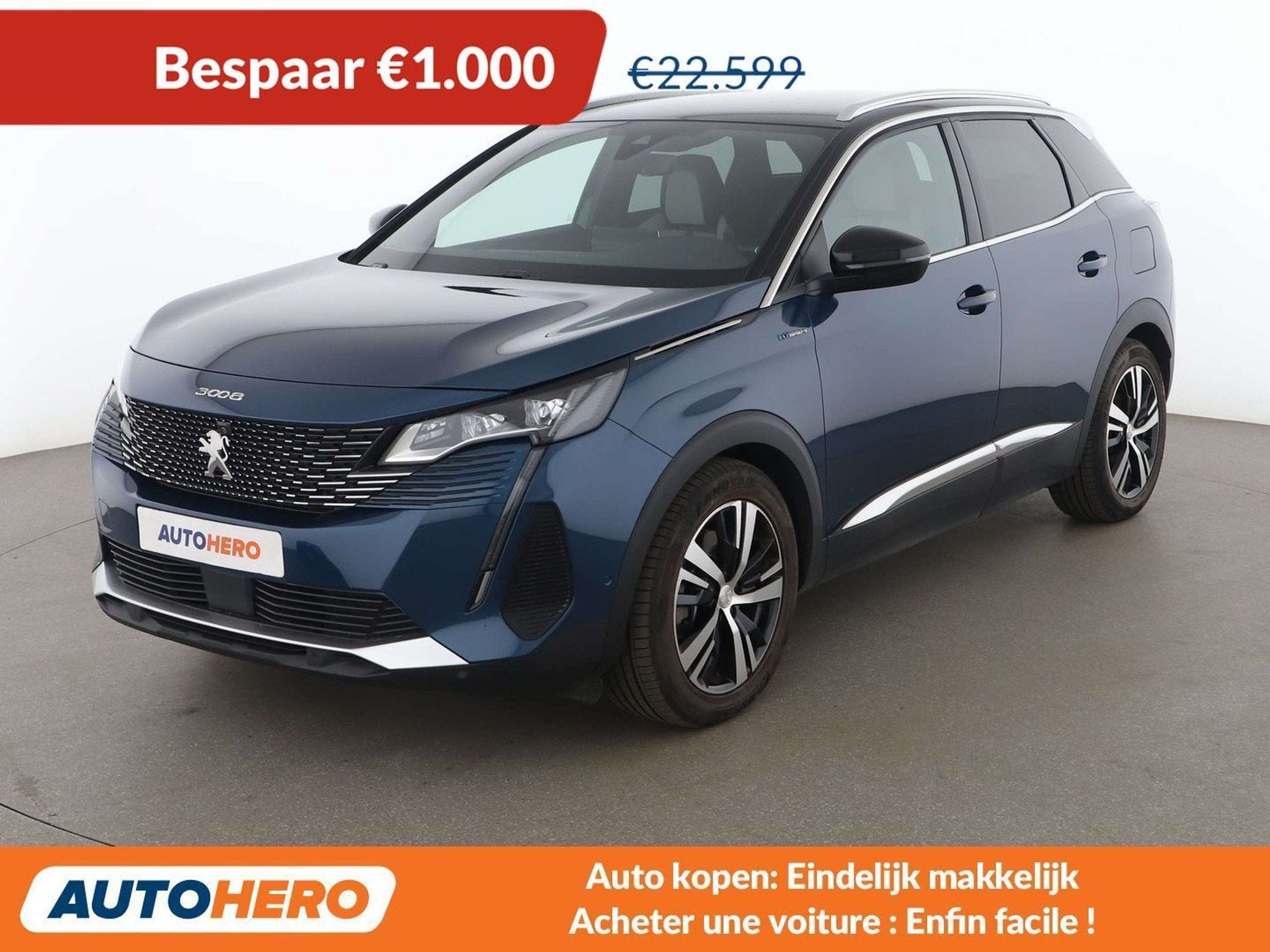 Peugeot 3008 1.6 Hybrid 4 300 GT (automatique), Autos, 299 ch, Achat, Euro 6, 5 portes