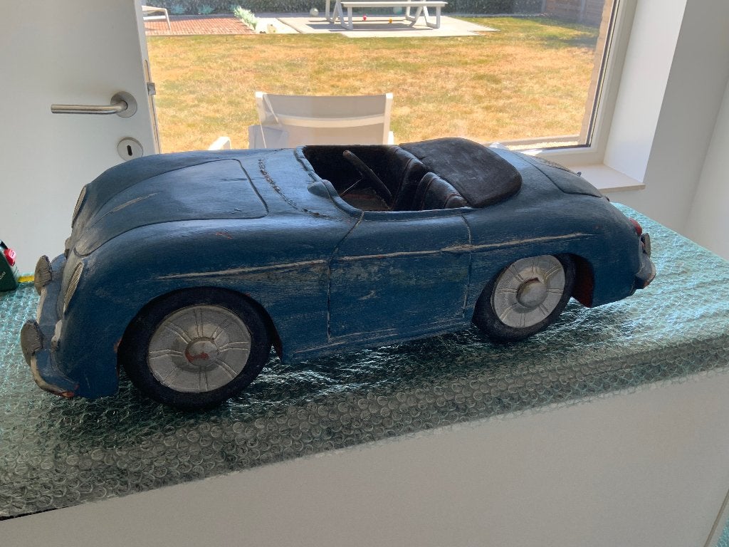 Porsche Speedster 356 schaal 1:5 PRACHTSTUK, Enlèvement, Utilisé, 1:5 à 1:8, Voiture