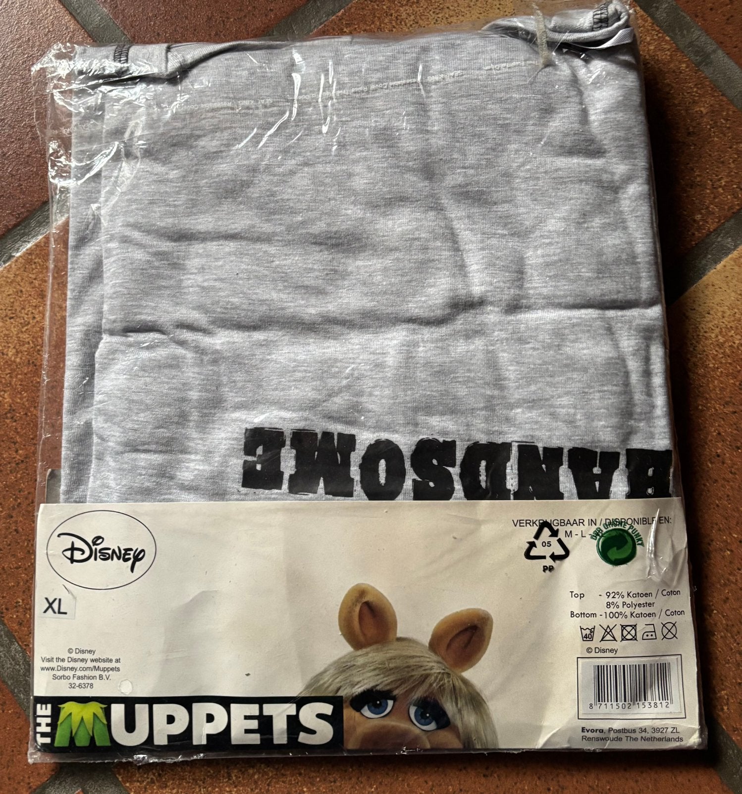 The Muppets heren pyjama met korte broek XL, Ophalen of Verzenden, Nieuw, Maat 56/58 (XL)
