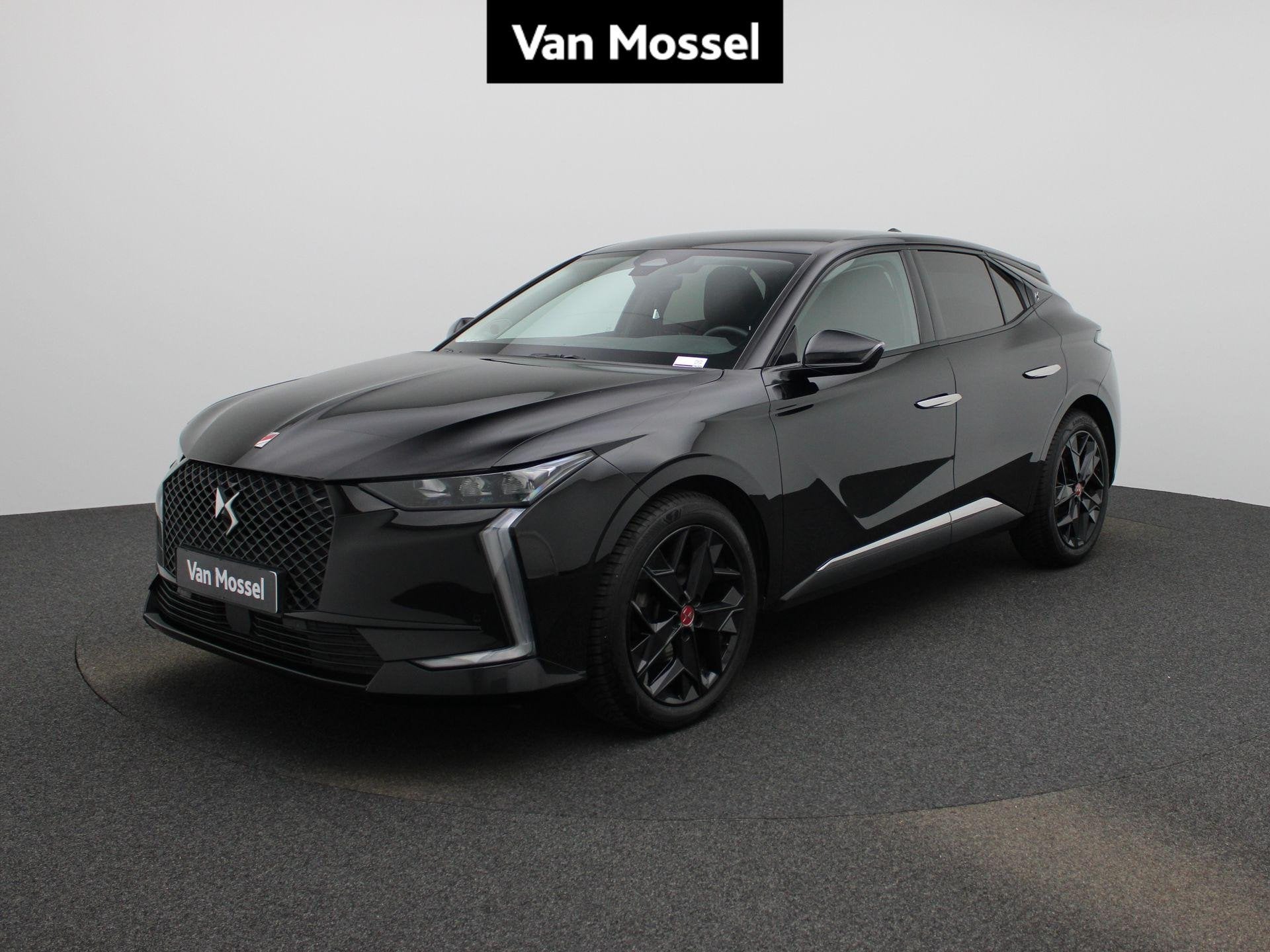 DS DS 4 PureTech 130 Auto Performance Line Zetel -en stuurwi, Dealer onderhouden, Stof, Gebruikt, Zwart