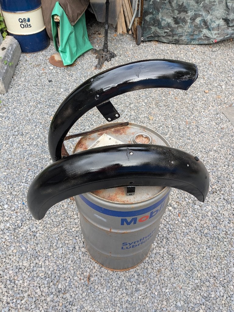 Garde boue moto ancienne, Motoren, Ophalen, Gebruikt