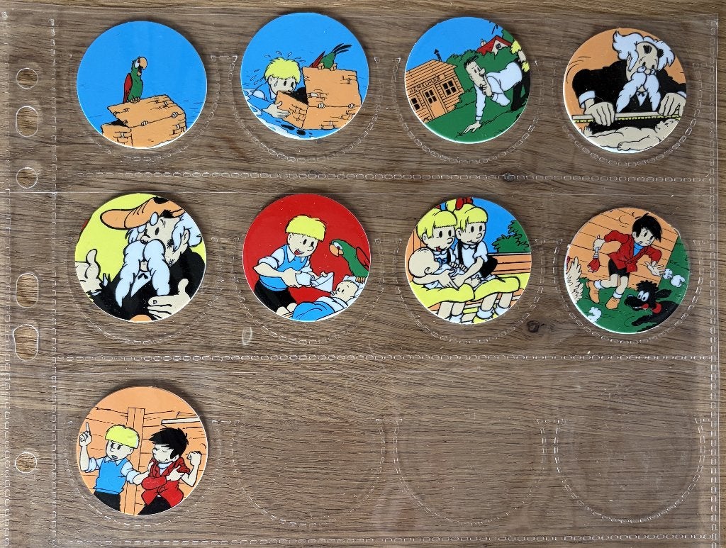 Jommeke Flipjes - Het hemelhuis 1-9 (1996) Flippo, Enlèvement ou Envoi, Collection
