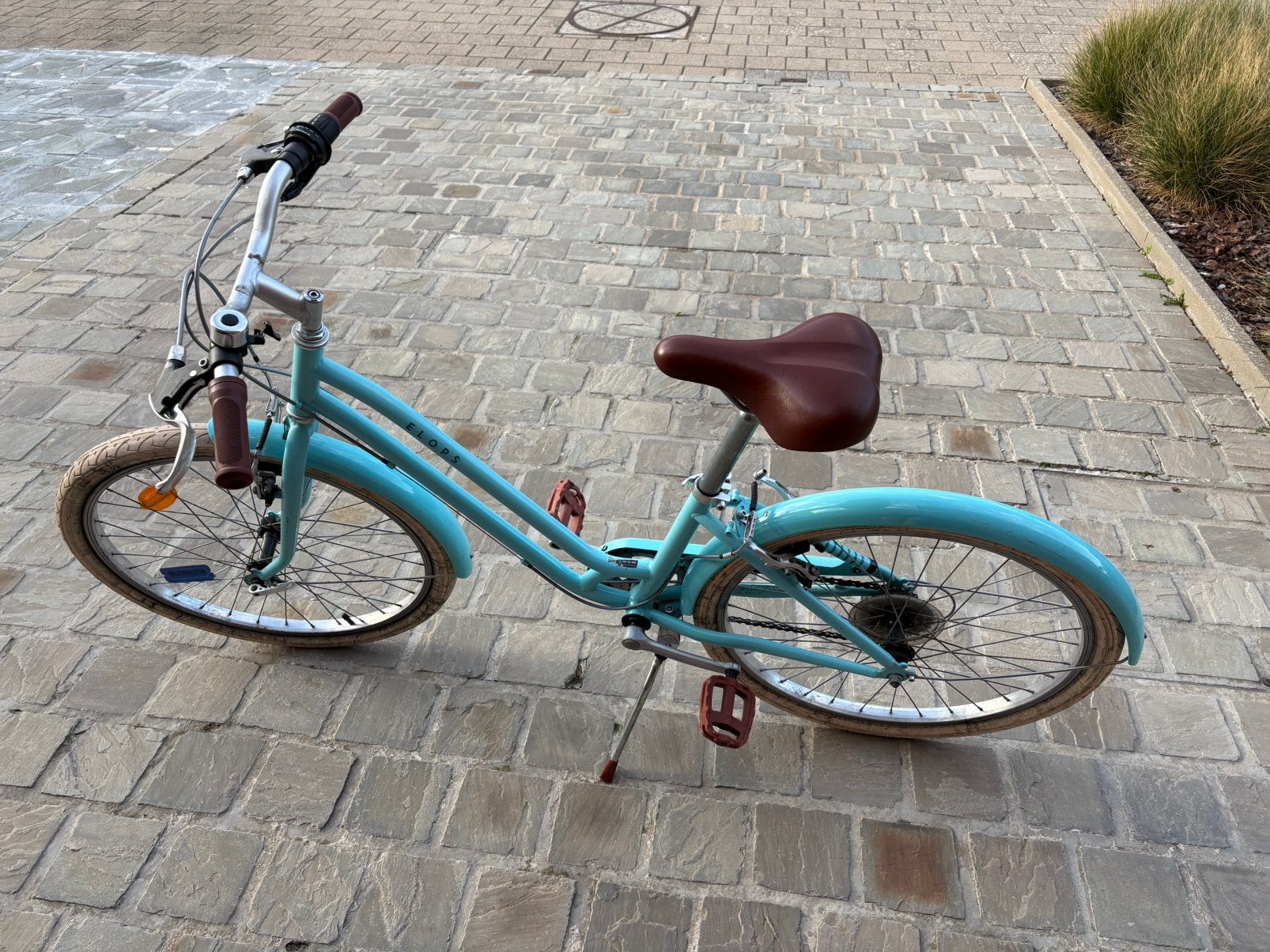Meisjesfiets Elops 24 inch, Ophalen, Velgrem, Versnellingen, Gebruikt