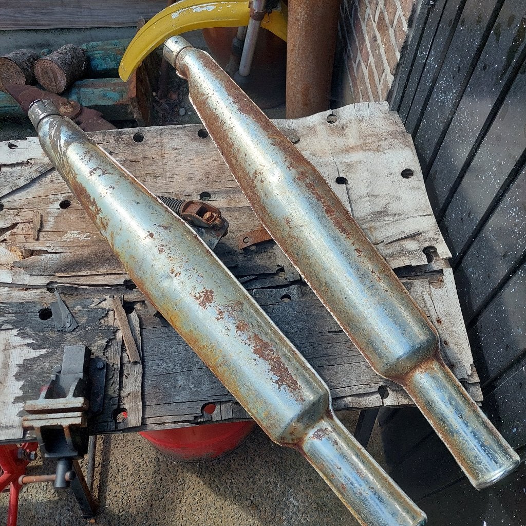 Honda cb500t uitlaten, Motoren, Ophalen, Gebruikt